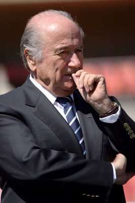 جوزيف بلاتر رئيس الإتحاد الدولي لكرة القدم 