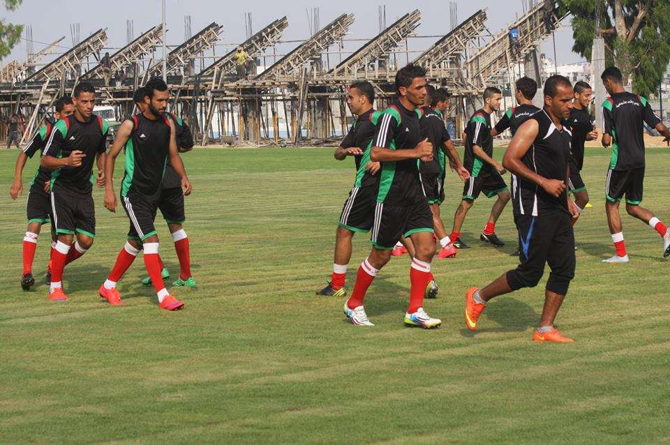 صورة من المران الأخير للشجاعية    