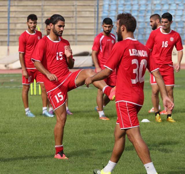 فاعور في تدريبات منتخب لبنان أمس