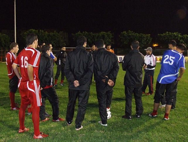 من تدريبات شباب الاردن بالدار البيضاء