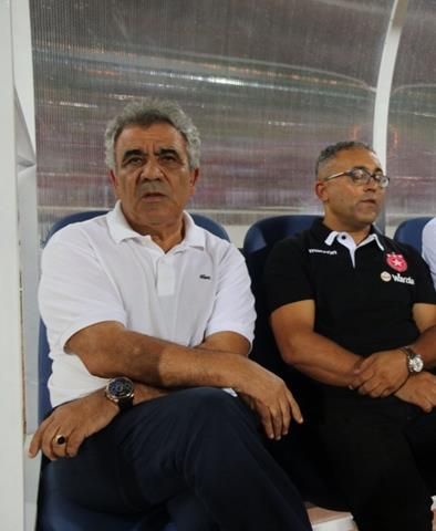  رضا الجدي  الى جانب فوزي البنزرتي