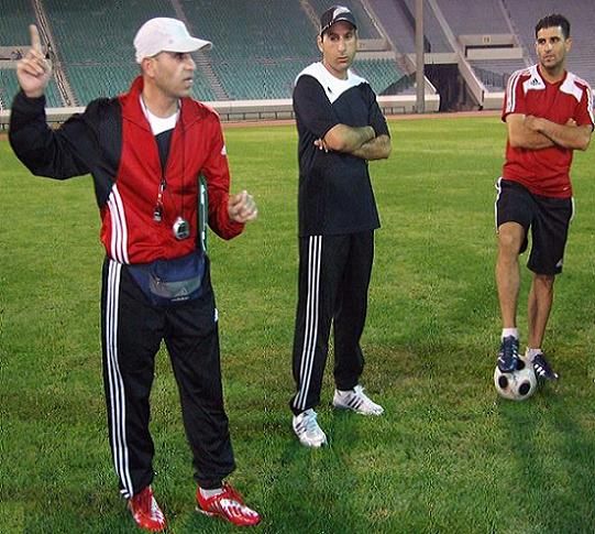 المدير الفني لشباب الاردن الادريسي وتعليمات للاعبين