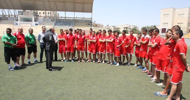 صورة جماعية للمنتخب الأولمبي من التجمع السابق