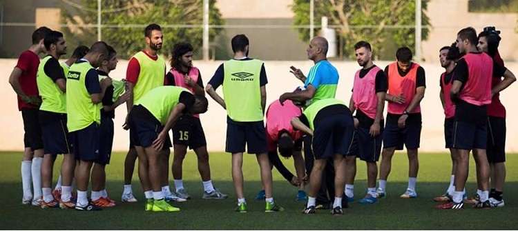 جانب من استعدادات فريق العهد