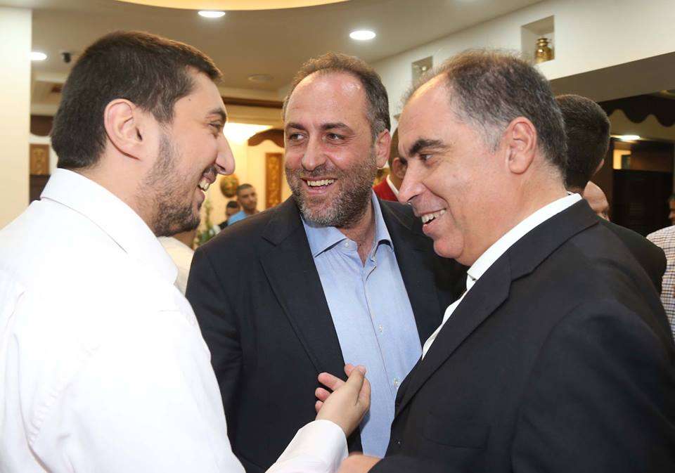 ممثلو أندية النجمة والعهد و"النبي شيت" خلال الاجتماع