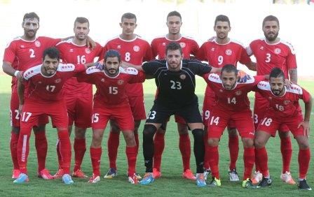 تشكيلة لبنان في ودية العراق أول من أمس الأربعاء