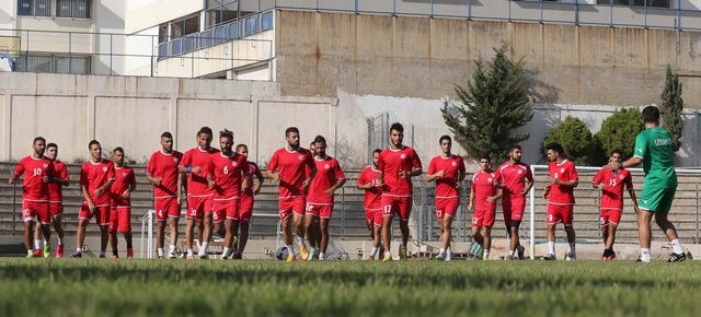 من استعدادات منتخب لبنان