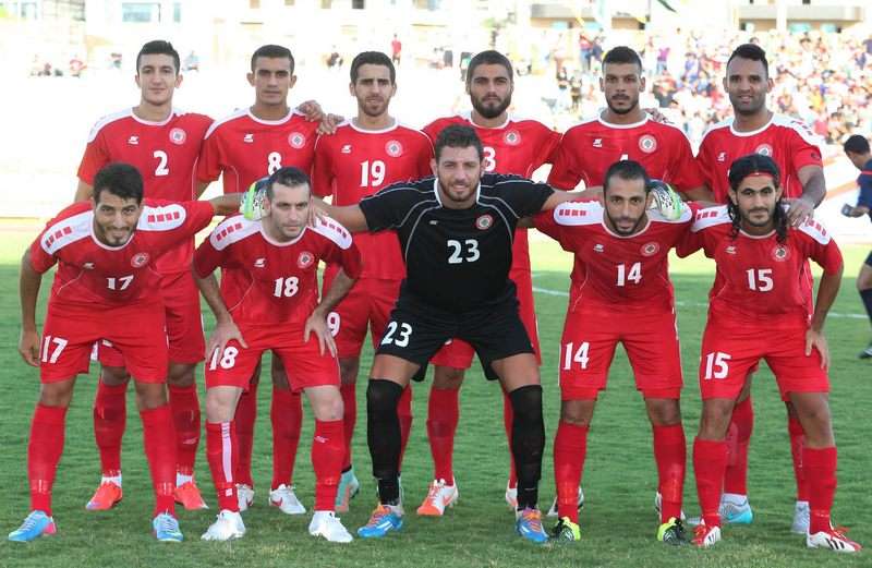 منتخب لبنان قبل مباراته الأخيرة مع فلسطين الإثنين