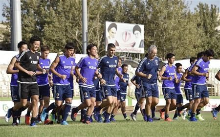 أولى تدريبات اليابان في العاصمة إيرانية طهران اليوم