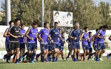 أولى تدريبات اليابان في العاصمة إيرانية طهران اليوم