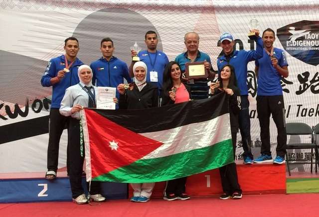 منتخب الأردن بعد التتويج اليوم