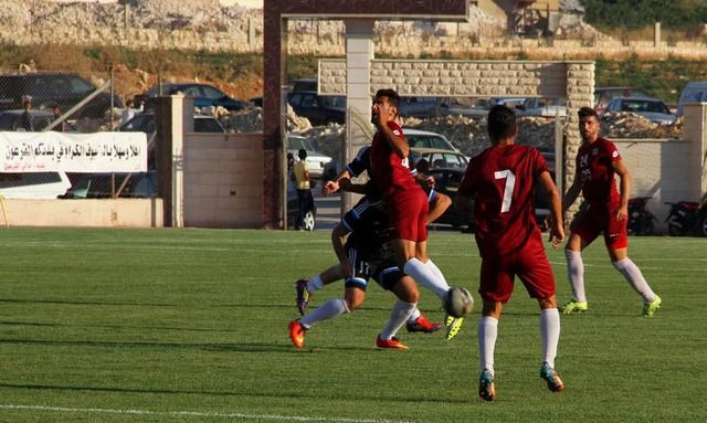 من مباراة النجمة مع منتخب البقاع وبدا فارنت (8).
