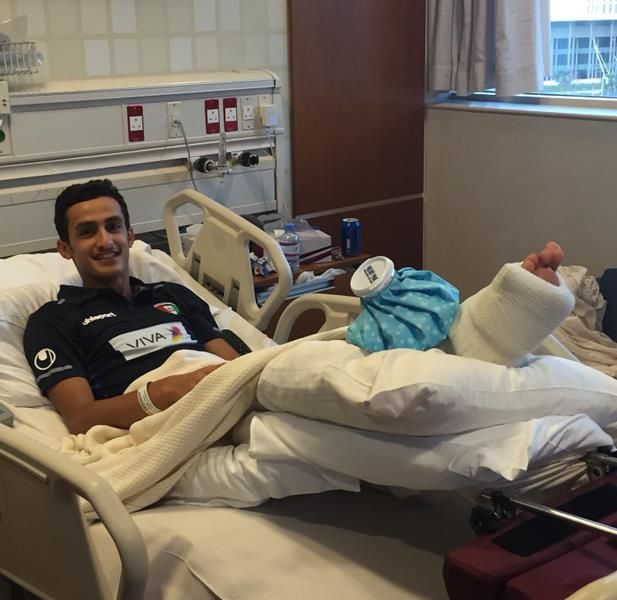 عبدالعزيز مروي يجري عملية في الدوحة غدا. 