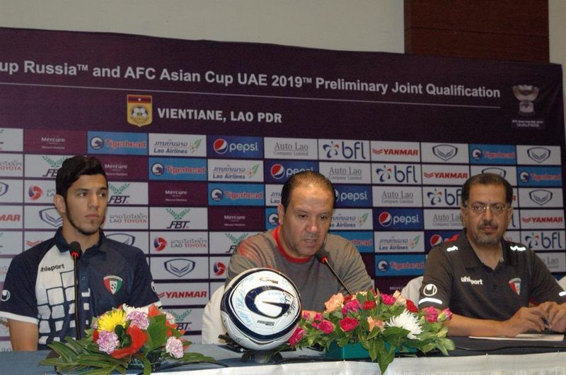 معلول والعنزي في المؤتمر الصحفي