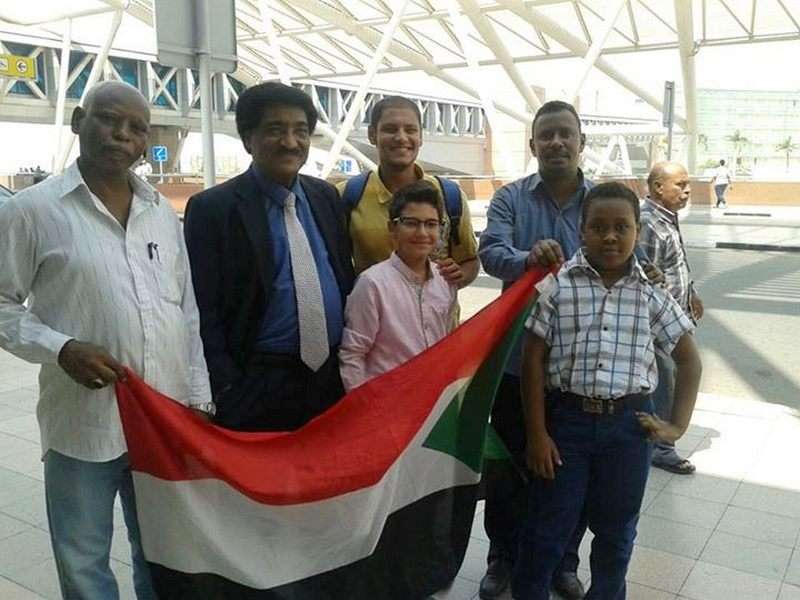 سفير السودان بالقاهرة كان في  الاستقبال