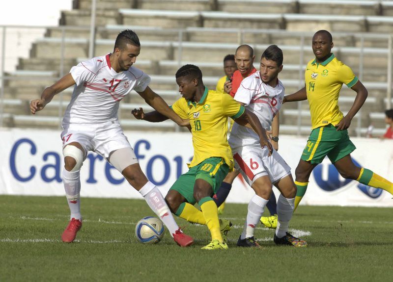 من المباراة الودية الأولى التي جمعت بين تونس وجنوب افريقيا