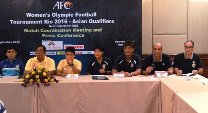 جانب من المؤتمر الصحفي اليوم 