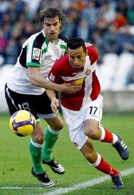 جانب من لقاء اسبانيول ورايسنج سانتاندير