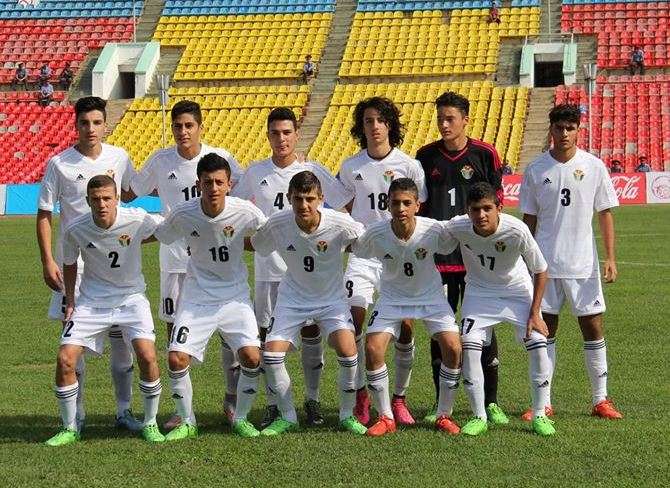 منتخب الأردن لناشئي كرة القدم 