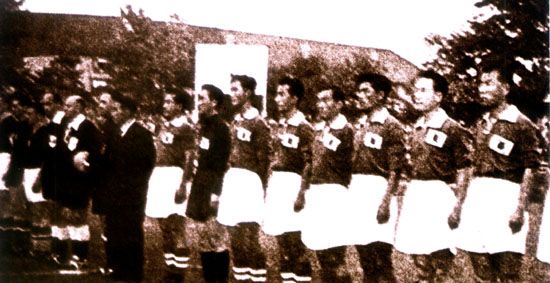 منتخب اليابان في عام 1921