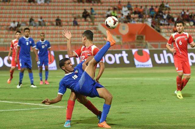 ‏جانب مباراة الكويت وسوريا للشباب