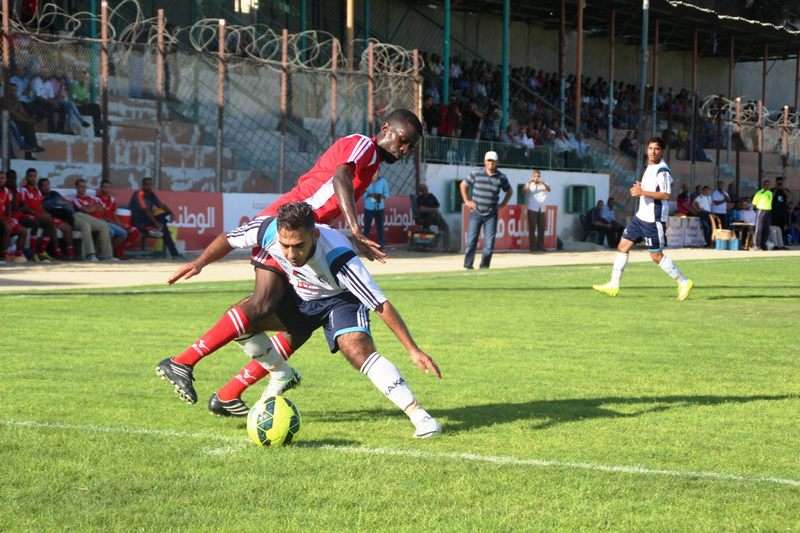 لقطة من لقاء الهلال والمغازي