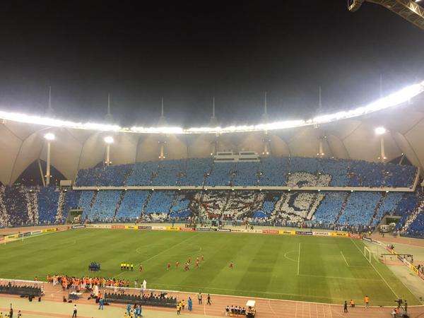 ابداع جمهور الزعيم بالتيفو قبل لقاء الأهلي الإماراتي