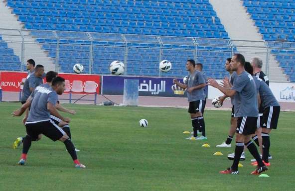 جانب من تدريبات المنتخب اليوم 