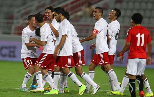 فرحة اردنية بإحدى الأهداف