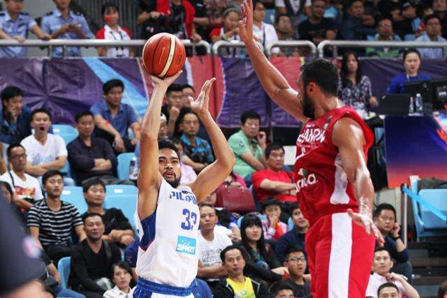 من مباراة الفيليبين ولبنان.