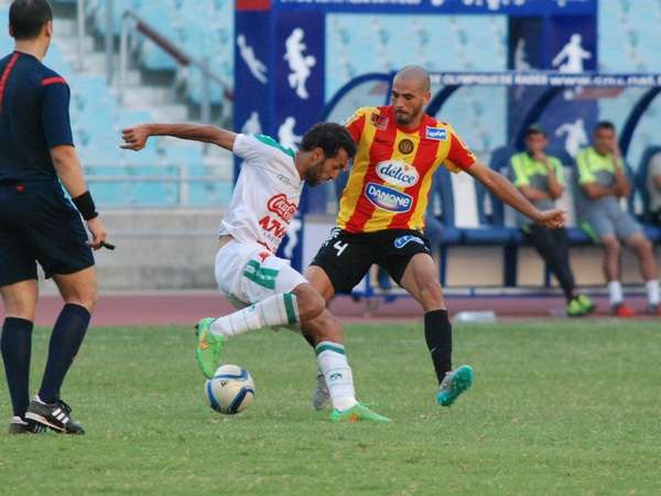 حسين الراقد خلال مباراة اليوم ضد نادي حمام الانف 