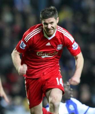 ألونسو سجل الهدف الأول للفربول