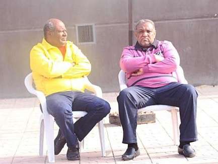 رئيس قطاع الكرة  حاتم وابوجريشة  مدير الكرة بالمريخ