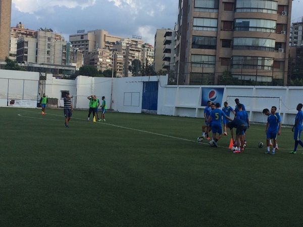 من تدريب الصفاء بإشراف رستم اليوم الأربعاء
