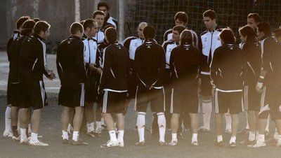 خواندي راموس بالتدريب الاول له مع اللاعبين