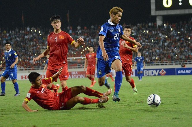 من مباراة فيتنام وتايلاند