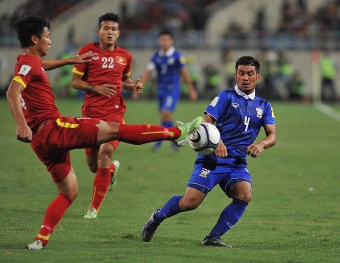 من مباراة فيتنام وتايلاند