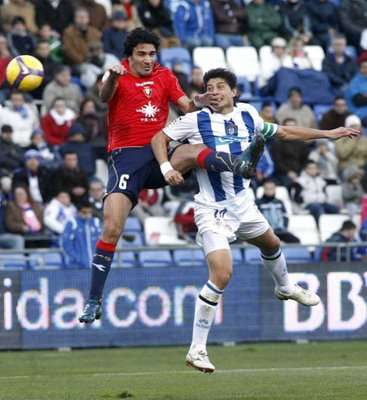 لقطة من مباراة ركرياتيفو وأوساسونا