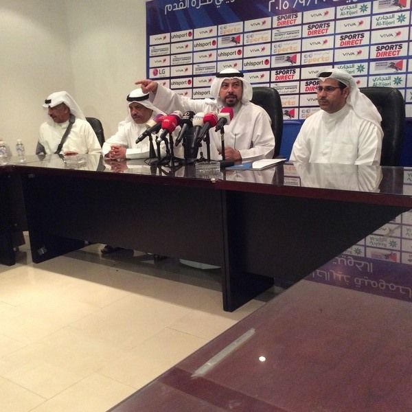 الفهد كما بدا لعدسة كووورة في الموتمر الصحفي