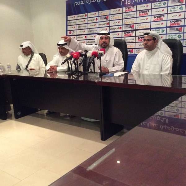 الفهد كما بدا لعدسة كووورة في الموتمر الصحفي
