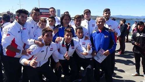 لاعبي المنتخب السوري في تشيلي