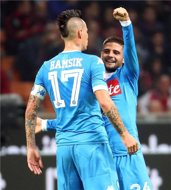 لاعبو فريق نابولي الايطالي