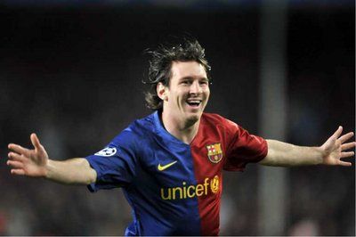الأرجنتيني ميسي نجم فريق برشلونة
