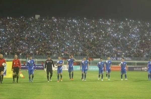 جماهير الرمثا غاضبة من لاعبيها 