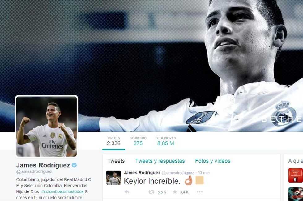 صورة من الحساب الرسمي لخيميس رودريغيز