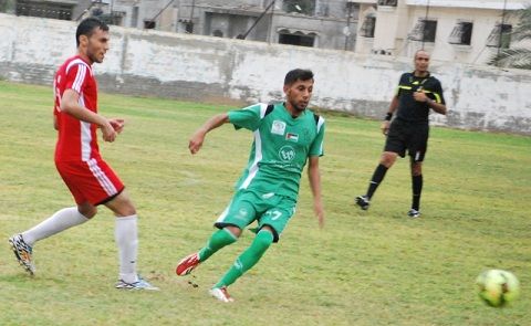 من لقاء الصداقة مع اتحاد خان يونس