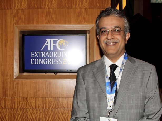 الشيخ سلمان بن خليفة رئيس الاتحاد الآسيوي لكرة القدم