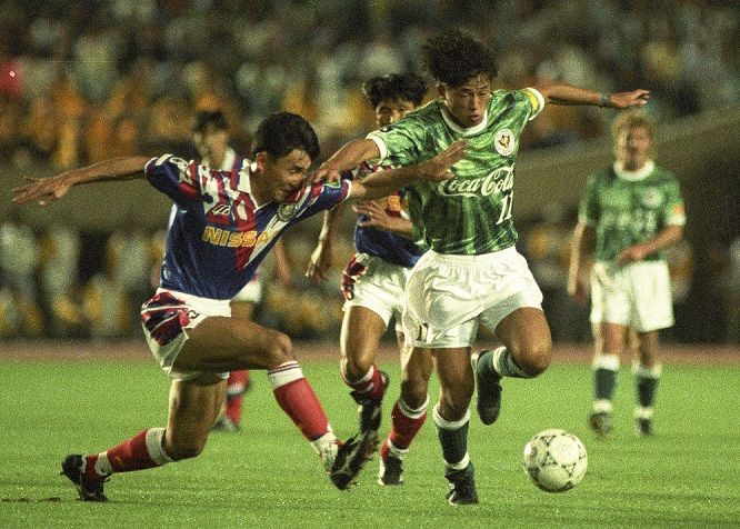 المباراة الإفتتاحية بين يوكوهاما مارينوس وفيردي كاواساكي