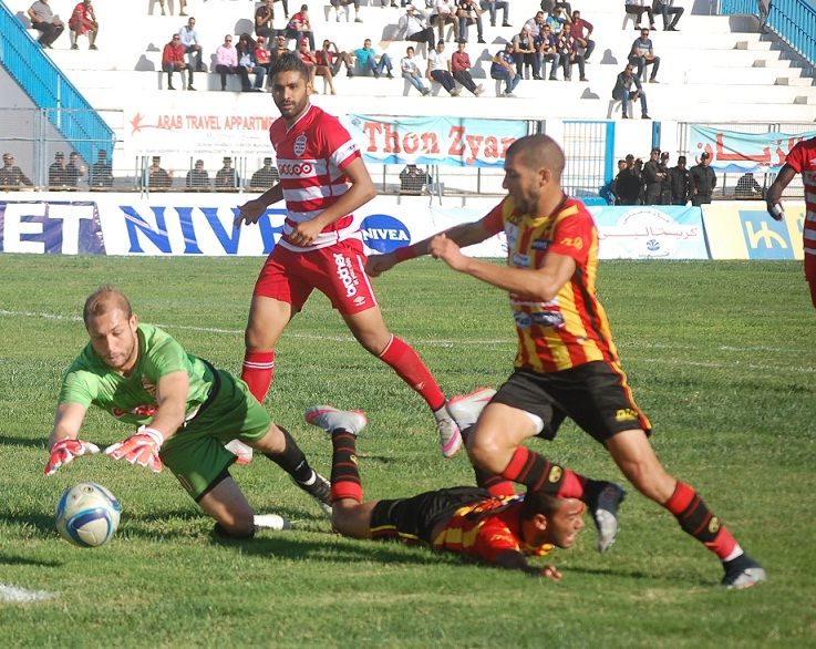 لقطة من لقاء ترجي جرجيسي والافريقي