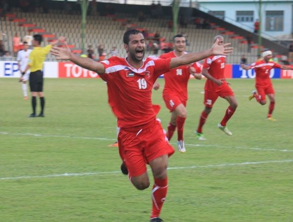 لاعب فريق بلاطة عبد ابو حبيب